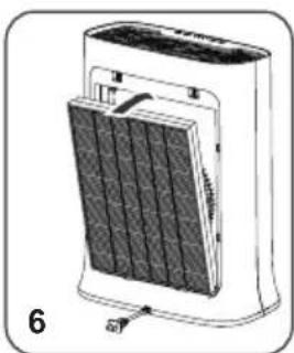 TEFAL Pure Air Purifier PT3030 - DISASSEMBLING / REASSEMBLING FILTERS - 6