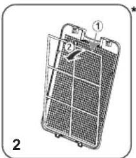 Diagram of a battery pack with labeled components and numbered parts