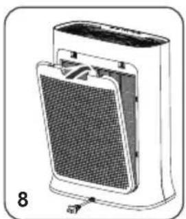TEFAL Pure Air Purifier PT3030 - DISASSEMBLING / REASSEMBLING FILTERS - 8