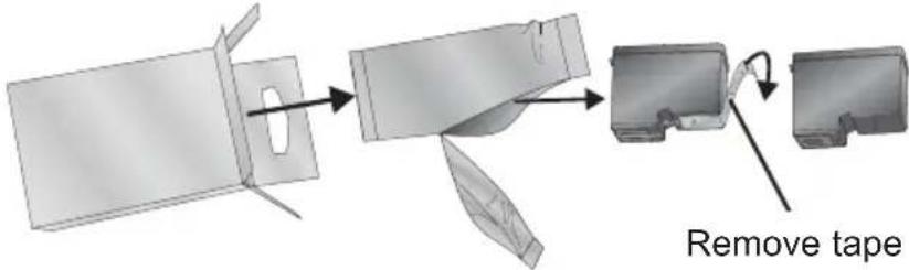Remove tape