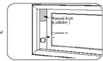 Rustuvač B (ak je potrabité ) Rustuvač M