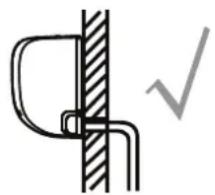 COMFEE CF-ABW09A IU - NOTE ON DRAIN HOSE PLACEMENT - 1