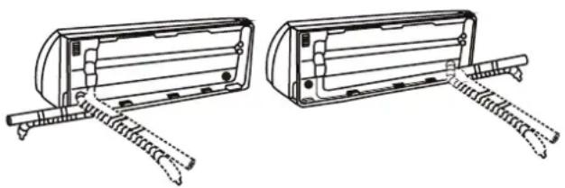 COMFEE CF-ABW09A IU - NOTE ON PIPING ANGLE - 1