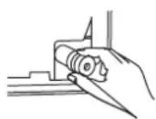 COMFEE CF-ABW09A IU - PLUG THE UNUSED DRAIN HOLE - 1
