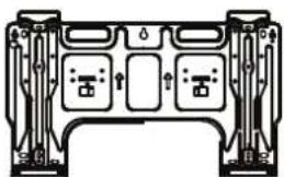 COMFEE CF-ABW09A IU - MOUNTING PLATE DIMENSIONS - 2