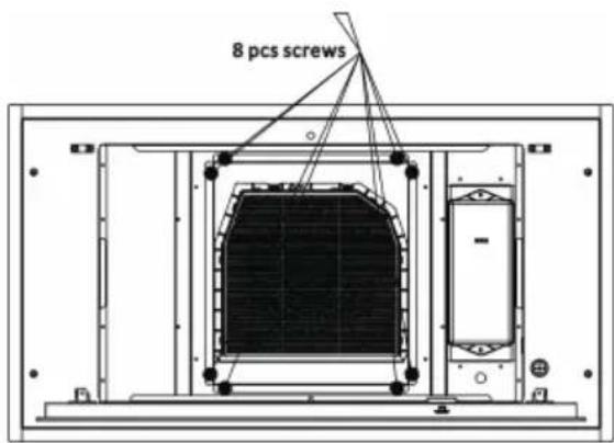 8 pcs screws