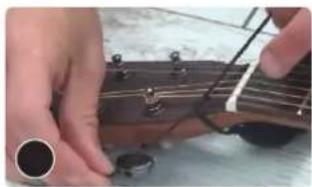 Pyle PGACLSTR10SB - How to attach a guitar strap? - 11