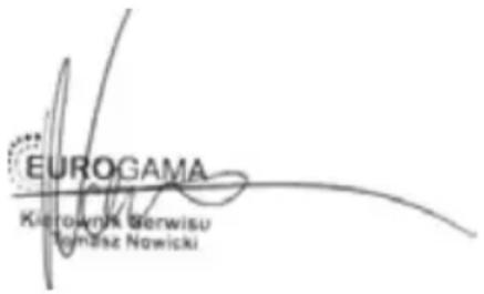 EUROGAMA Kierogama Berwisu Tomasz Nowicki