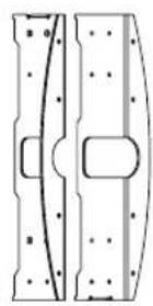 LG ACC-W-EH5C - Wall mount kit - 4