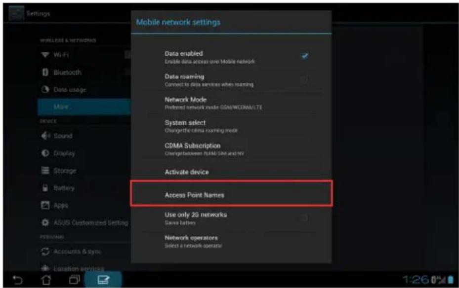 ASUS Transformer Pad TF700KL - Tippen Sie auf Zugangspunkte. - 1