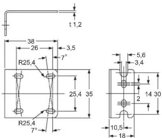 PANASONIC ST4 - Montagewinkel für vertikale Befestigung MS-ST4-3 - 1
