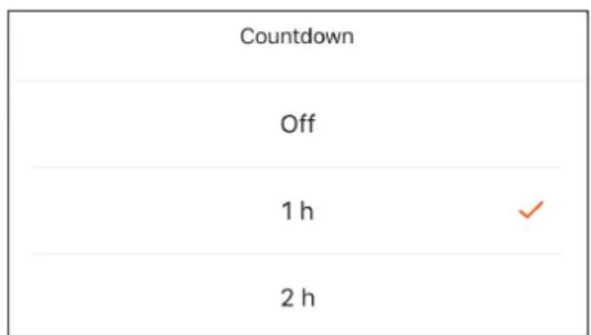 AENO AGH0002S - Einstellung des Countdown-Timers - 2