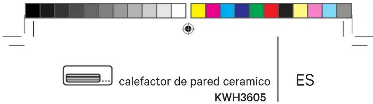 calefactor de pared ceramico KWH3605 ES