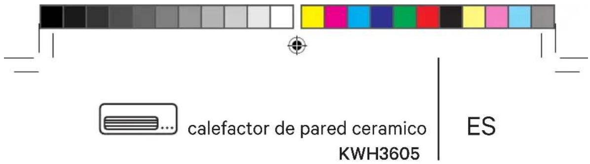 calefactor de pared ceramico KWH3605 ES