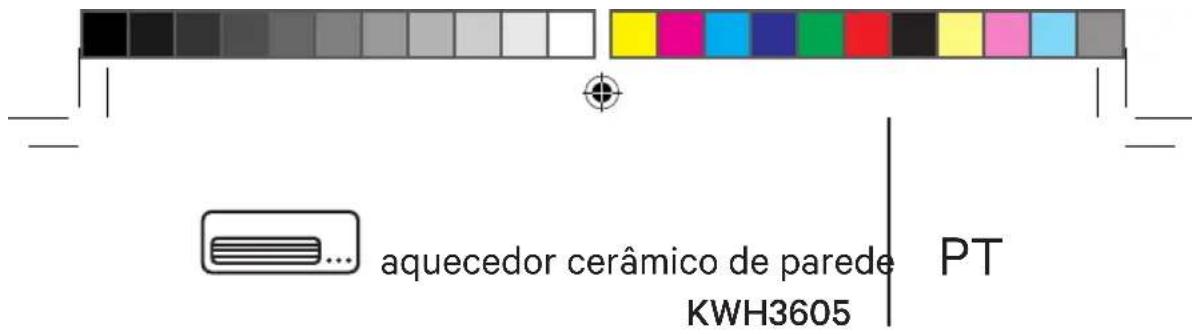 aquecedor cerâmico de parede KWH3605 PT