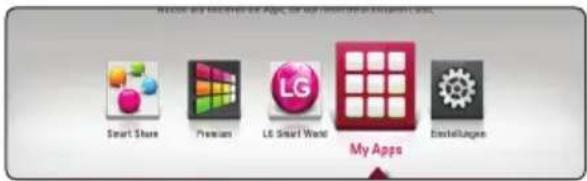 Meine Apps Smart Share Premium LG Smart World Einstellungen