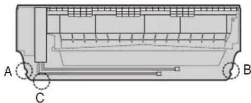 SAMSUNG AR19JPFSCWK - نصب و متصل کردن لوله مجموعه دستگاه درونى - 1