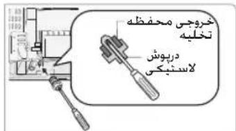 خروجی محفظه تحلیه دربوش لاستبکی