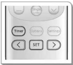 Single user Timer Buttons Settings < SET >