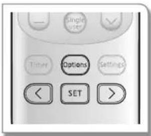 Single user Timer Options Settings < SET >