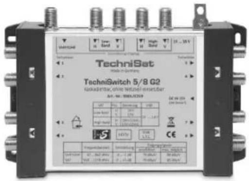 TechniSat TechniSwitch 5/8 G2 kokakertar, olive Netneil reverter A4 - No : 1000/2019 DC IN (V) (No. 1) High Band V Low Band V CE S HOTM SOL Tungstätigkeit Sitzlüssige davon und davon und davon und davon und davon und davon und davon und davon und davon und davon und davon und davon und davon und davon und davon und davon und davon und davon und davon und davon und davon and davon und davon und davon und davon und davon und davon und davon und davon und davon und davon und davon und davon und davon und davon und davon und davon und davon und davon und davon und davon under Technikatzer 5/8 G2