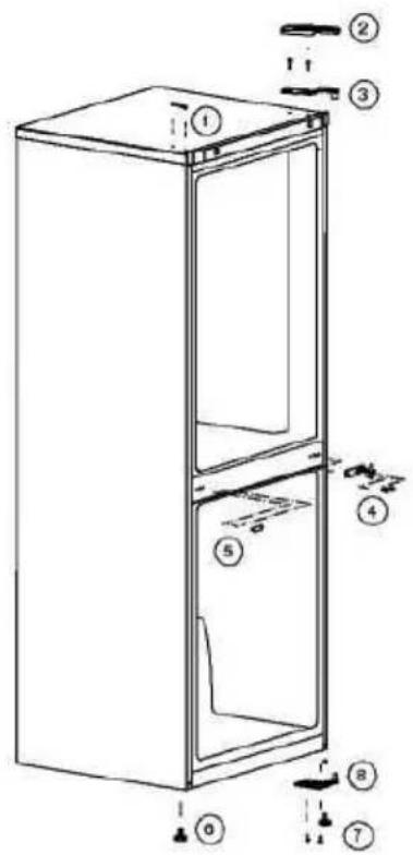 BEKO B1RCNA364XB - Türanschlag umkehren - 1