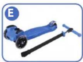 Hurtle ScootKid 3 HURFS66 - SCOOTER DISASSEMBLE - 5