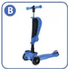 Hurtle ScootKid 3 HURFS66 - SEAT DISASSEMBLY - FIRST METHOD - 2