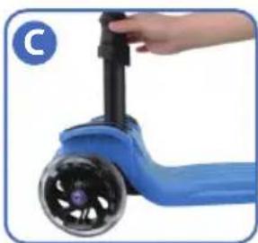 Hurtle ScootKid 3 HURFS66 - SCOOTER DISASSEMBLE - 3