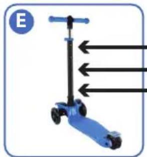 Hurtle ScootKid 3 HURFS66 - SCOOTER ASSEMBLY - 5
