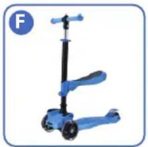 Hurtle ScootKid 3 HURFS66 - SEAT ASSEMBLY - 6