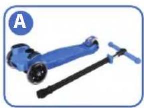 Hurtle ScootKid 3 HURFS66 - SEAT ASSEMBLY - 1