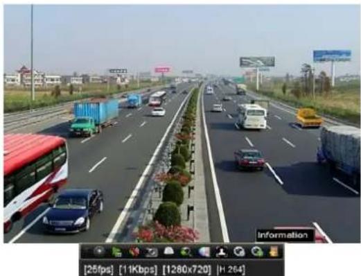 Street photo of a multi-lane highway with visible traffic and license plates, including vehicle images and camera settings at the bottom.