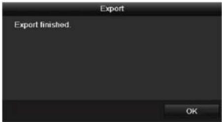 Export Export finished. OK
