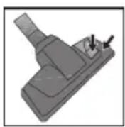 BEKO VCO 32804 AW - Adjusting the parquet/carpet brush - 2