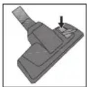 BEKO BKS 2226 - Adjusting the parquet/ carpet brush - 2