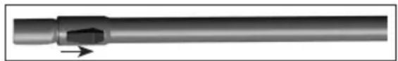 BEKO BKS 2226 - Attaching/removing the telescopic tube - 1