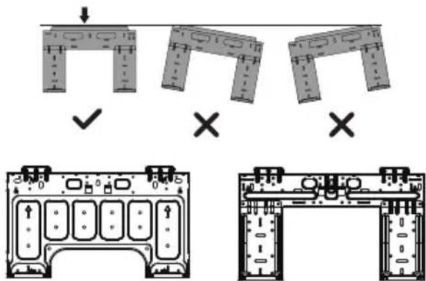 BEKO BBFDB 120 - Dimensionet e pllakës së montimit - 1