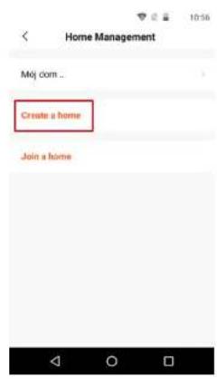 Home Management Mój dom .. Create a home Join a home