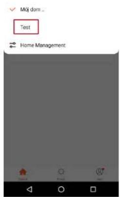 Mü dom... Test Home Management