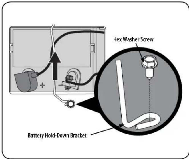 Hex Washer Screw Battery Hold-Down Bracket