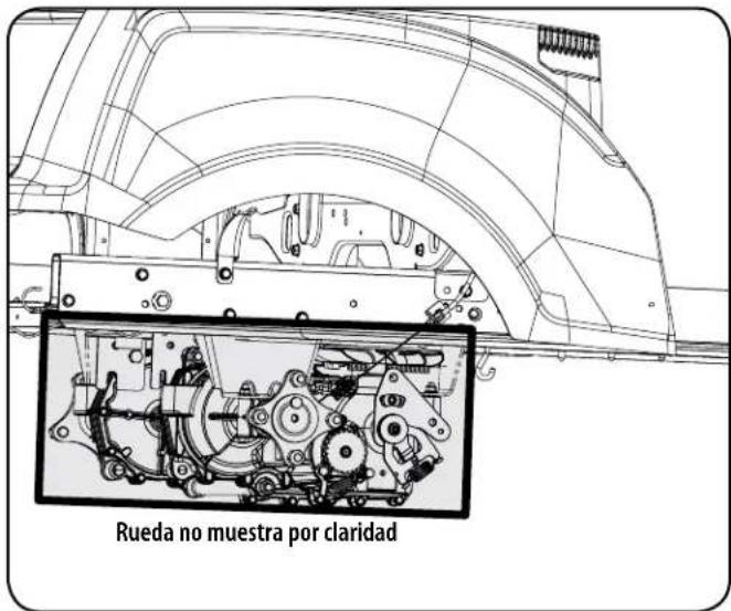Rueda no muestra por claridad