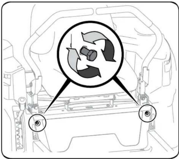 Craftsman 27052 - Ajuste de detención de las palancas de control de la transmisión - 1