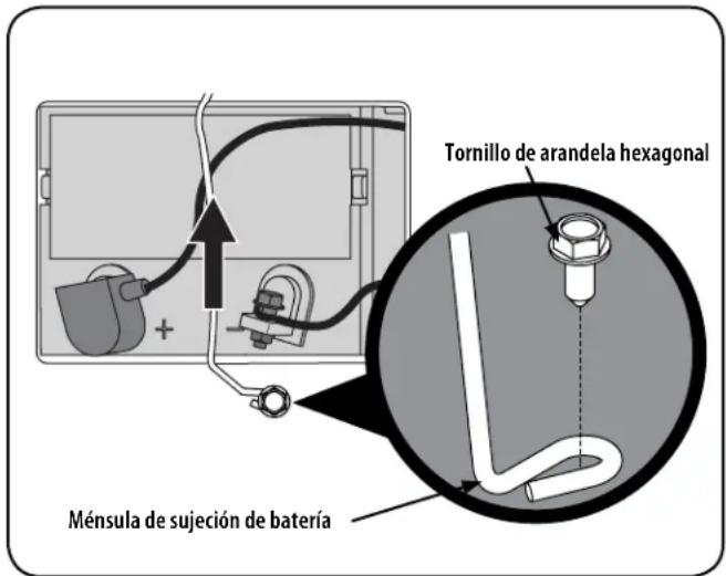 Tornillo de arandela hexagonal Ménsula de sujeción de batería