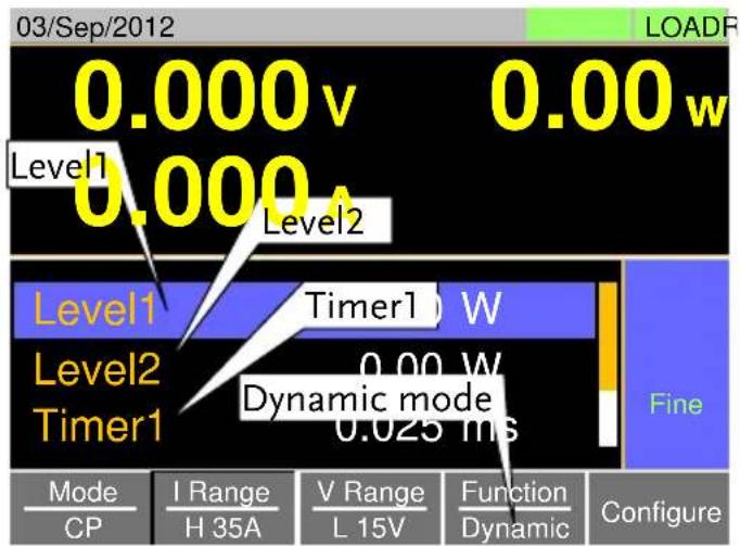 03/Sep/2012 0.000v 0.00w Level1 0.000 Level2 Level1 Timer1 W Level2 0.00 W Timer1 Dynamic mode 0.025 ms Mode CP I Range H 35A V Range L 15V Function Dynamic Configure