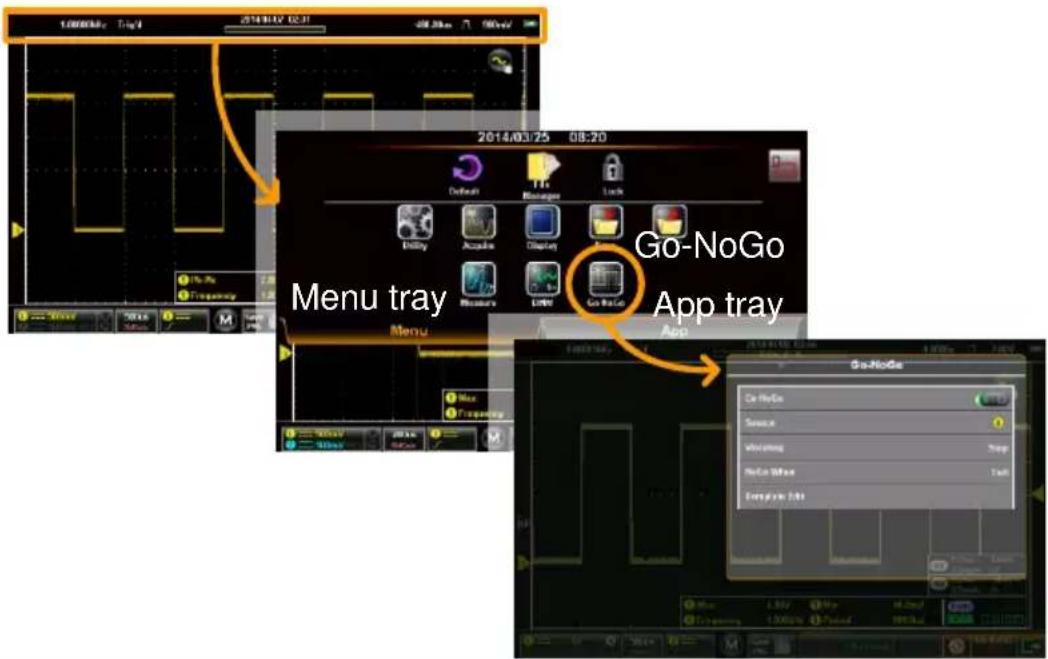 1.0000Hz Trig4 2014/03/25 08:20 2014/03/25 08:20 Menu tray Go-NoGo App tray Go-NoGo Do NoGo Service Welcome Stop Home Window Help Energy Grid