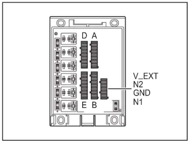 D A V_EXT N2 GND N1 E B