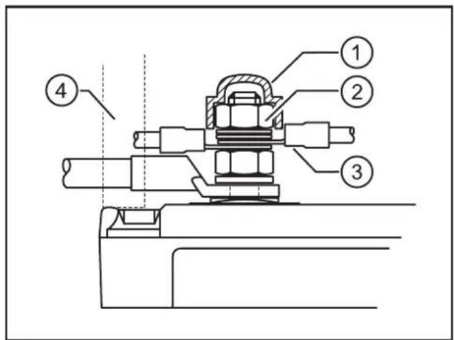 IFM EC0459 - Mehrfachbelegung der M6 Gewindestange BAT (-) - 2