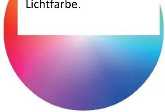 Lichtfarbe.