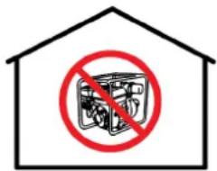 Diagram showing a house with a prohibition symbol crossed out by a grid, indicating no restrictions on the grid.